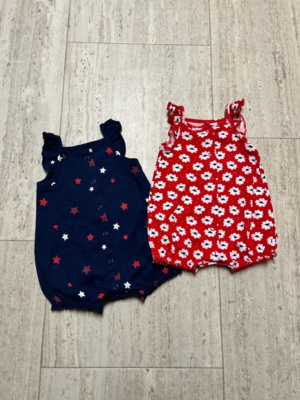 Simple Joys Carter’s Baby Girl Romper Bundle